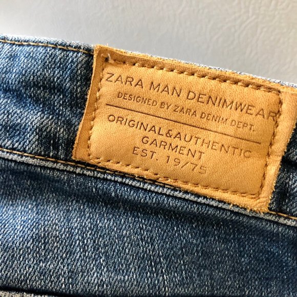 Zara Ripped Slim Fit Jeans - Picture 2 of 5